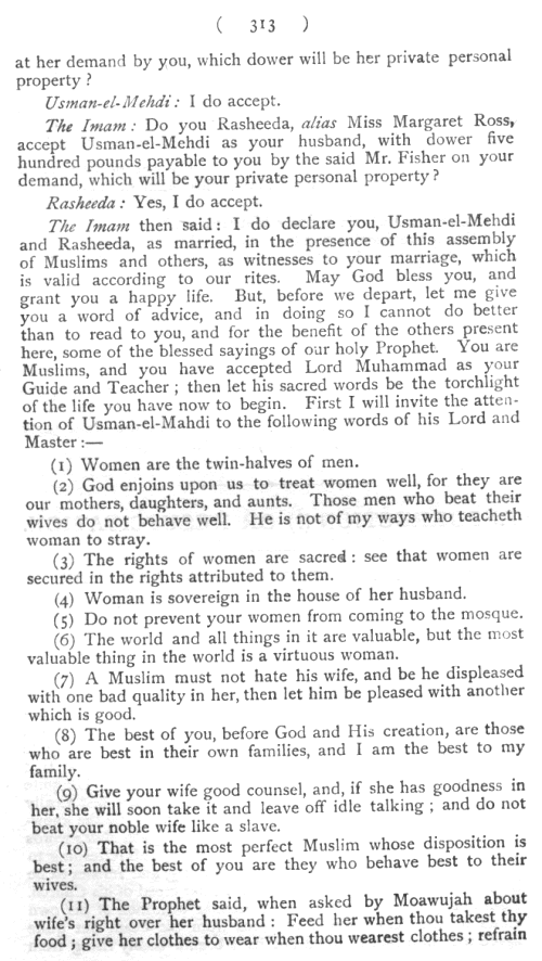 The Islamic Review, August 1914, p. 313